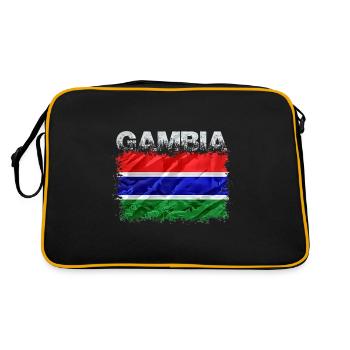Gambia - Retro Bag - black/gold - Back
