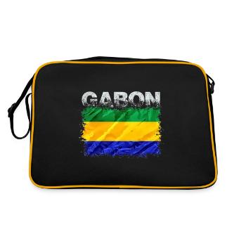 Gabon - Retro Bag - black/gold - Back
