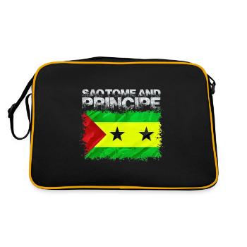 Sao Tomé-Principe - Sac Retro - noir/or - Dos