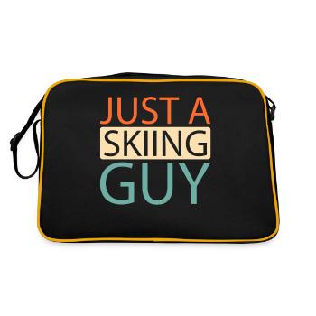 Ski après-ski juste un gars de ski - Sac Retro - noir/or - Dos