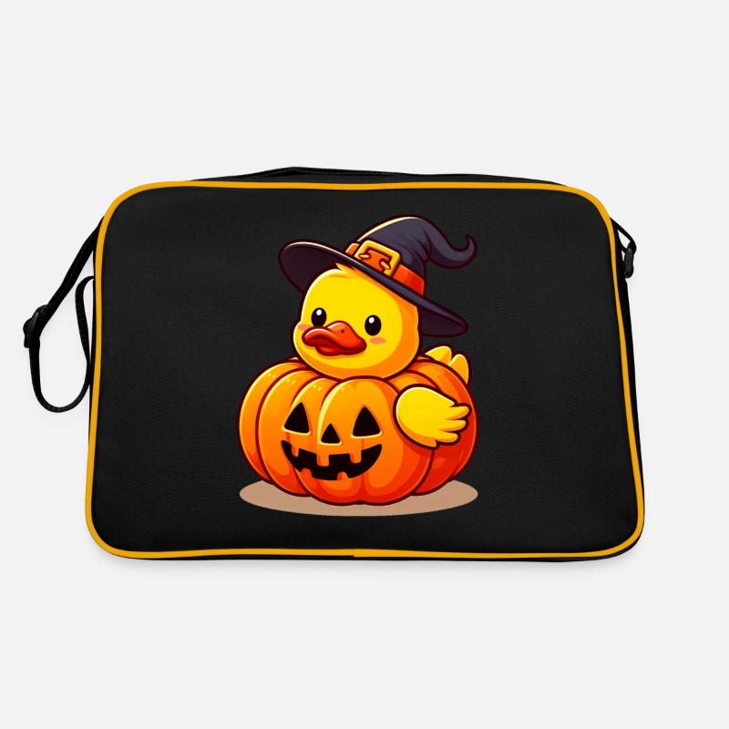 Witch Duck, Yellow Rubber Duck & Rubber Duck Retro Bag
