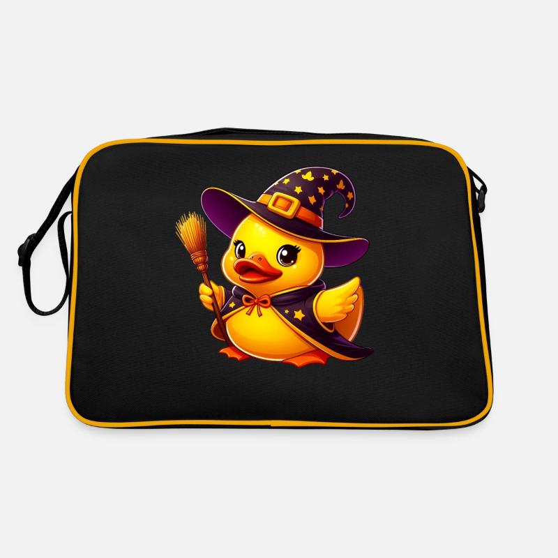 Witch Duck, Yellow Rubber Duck & Rubber Duck Retro Bag