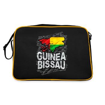 Guinée-Bissau - Sac Retro - noir/or - Dos