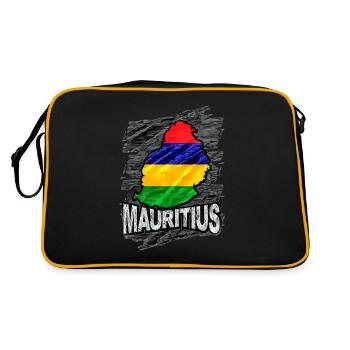 Mauritius - Retro Bag - black/gold - Back