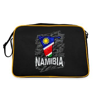 Namibia - Retro Bag - black/gold - Back