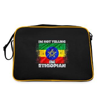 Ethiopia - Retro Bag - black/gold - Back