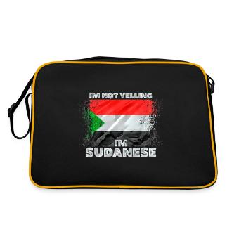 Soudan - Sac Retro - noir/or - Dos