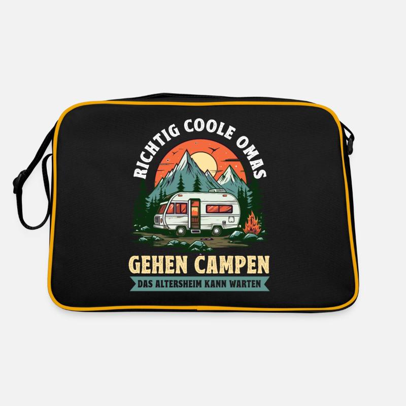 Camping Camper Really cool grandpas go camping Retro Bag