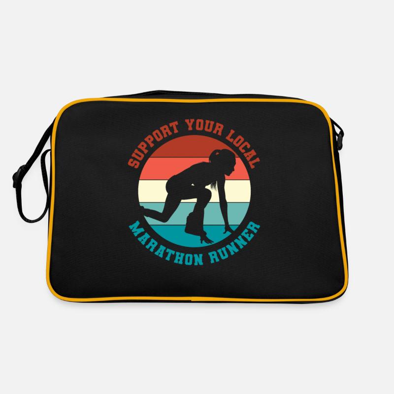 Support your local marathon runner Retro Bag