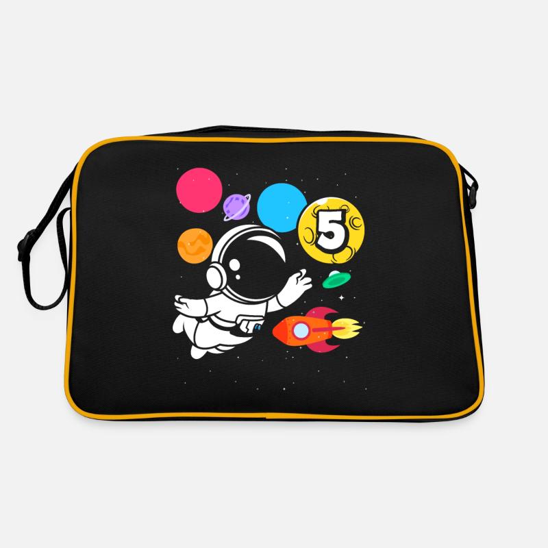 5e anniversaire garçons 5 ans anniversaire astronaute Sac Retro