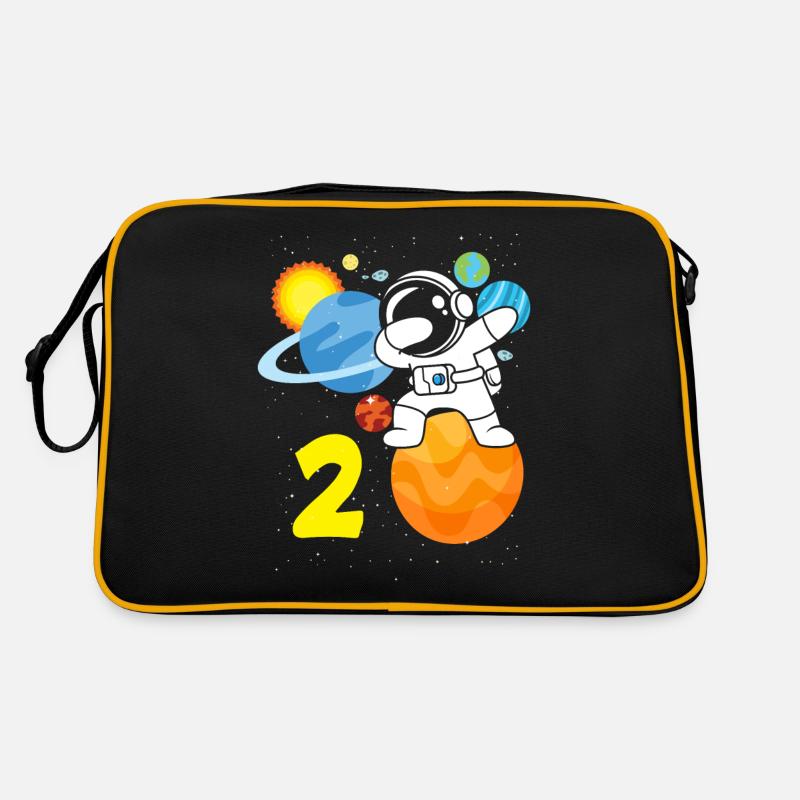 2e anniversaire garçons 2 ans anniversaire astronaute Sac Retro