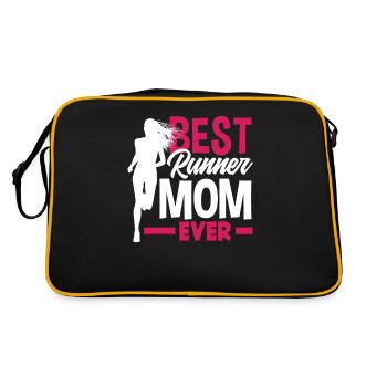 Best Female Runner Mom Ever - Retro Bag - black/gold - Back