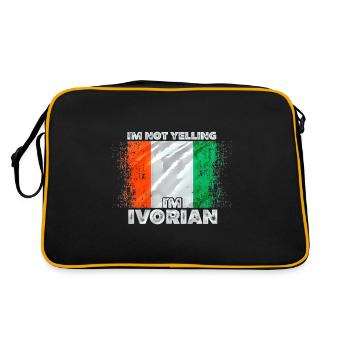 Ivory Coast - Retro Bag - black/gold - Back