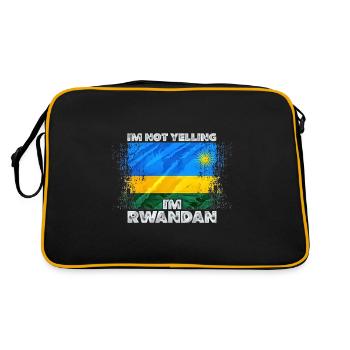 Rwanda - Sac Retro - noir/or - Dos