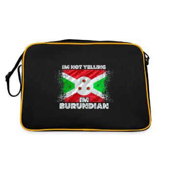 Burundi - Sac Retro - noir/or - Dos