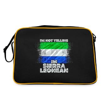 Sierra Leone - Sac Retro - noir/or - Dos