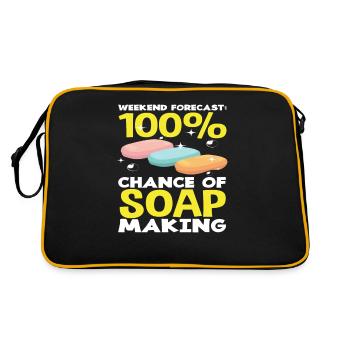 Weekend Prediction: 100% chance of - Retro Bag - black/gold - Back