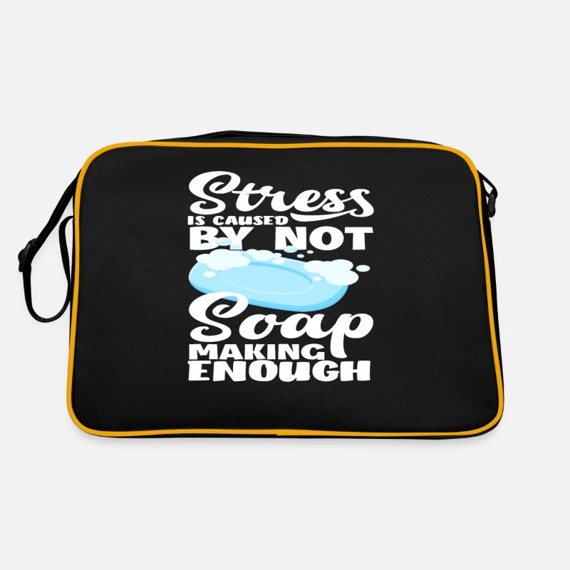 Stress is caused by too little soap production Retro Bag