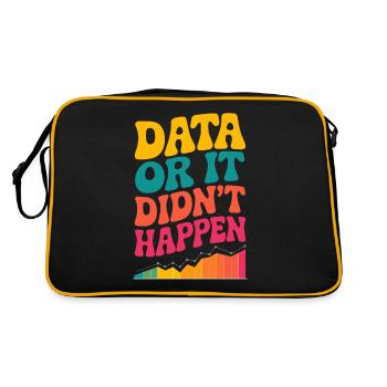 Data Analyst Data Scientist Data Engineer Data Or - Sac Retro - noir/or - Dos