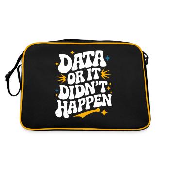 Data Analyst Data Scientist Data Engineer: - Retro Bag - black/gold - Back