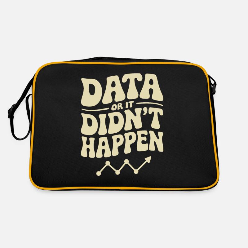 Daten Analyst Daten Wissenschaftler Daten Retro Tasche