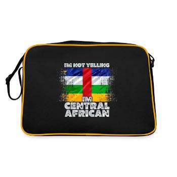 Central African Republic - Retro Bag - black/gold - Back