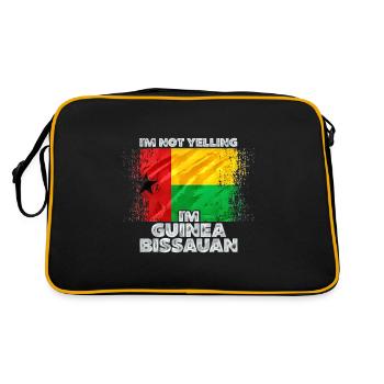 Guinée-Bissau - Sac Retro - noir/or - Dos