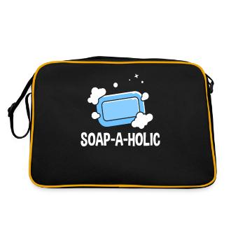 Soap Making Soap-A-Holic - Retro Bag - black/gold - Back
