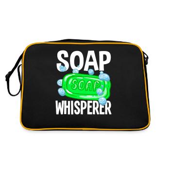 Soap Whisperer Soap Making - Retro Bag - black/gold - Back
