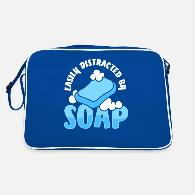 Simply distracted by soap soap making Retro Bag