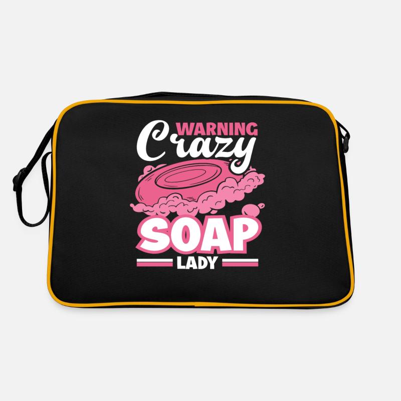 Beware Crazy Soap Maker Retro Bag