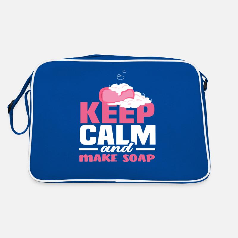 Keep Calm And Soap Making Retro Bag