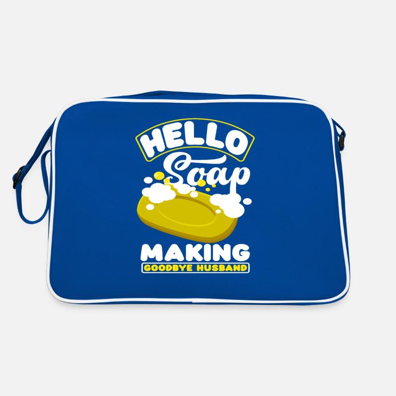 Hello soap making goodbye husband Retro Bag