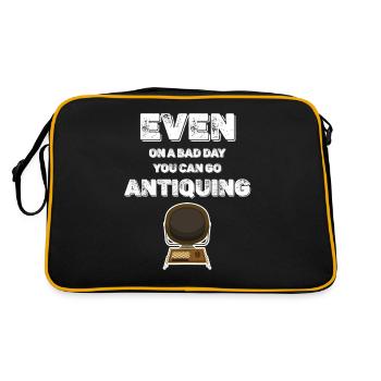 Même lors d’une mauvaise journée, vous pouvez - Sac Retro - noir/or - Dos