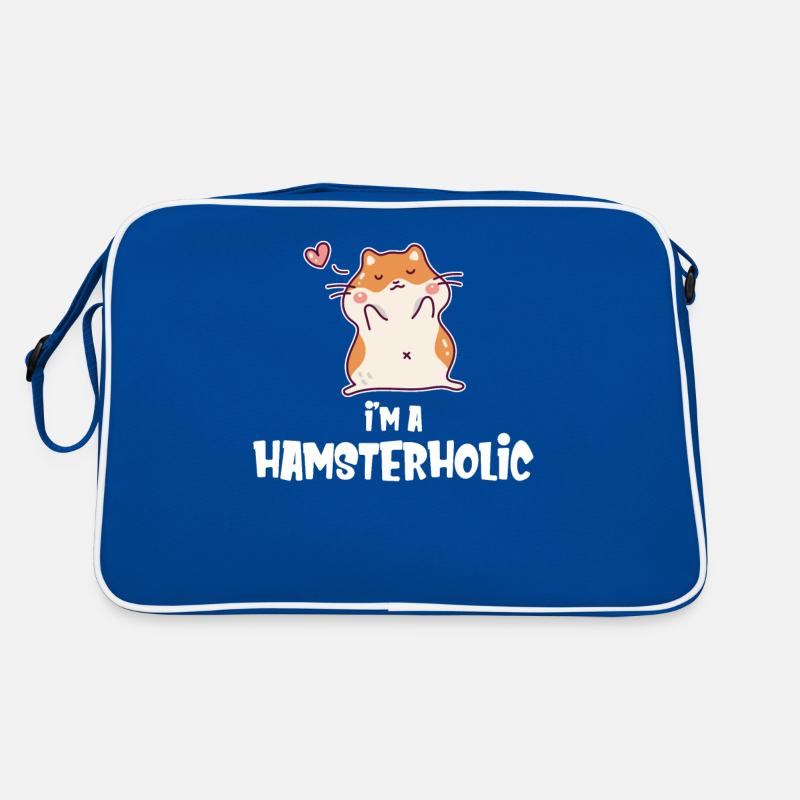 Ich Bin Ein Hamsterholic-liebhaber, Ein Süßer Retro Tasche