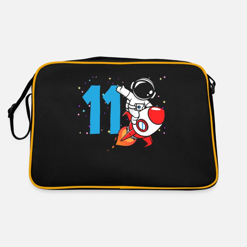 11. Geburtstag Jungen Astronaut Geburtstag Retro Tasche