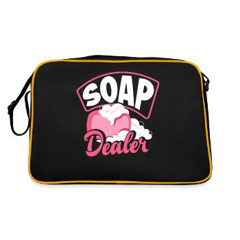 Savonnerie Savonnier - Sac Retro - noir/or - Dos