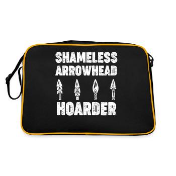 Hamster à tête de flèche sans vergogne, le - Sac Retro - noir/or - Dos