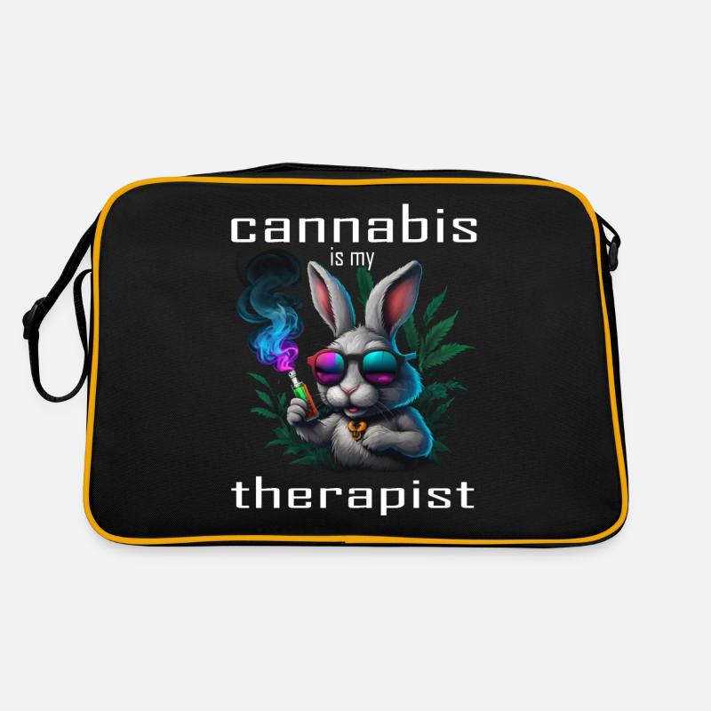 Le cannabis est mon thérapeute Sac Retro