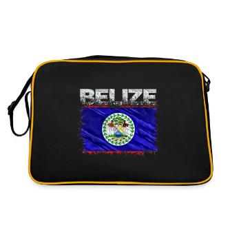 Belize - Retro Bag - black/gold - Back