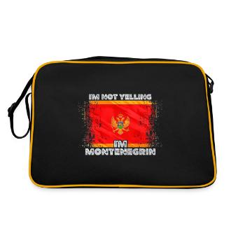 Montenegro - Retro Bag - black/gold - Back