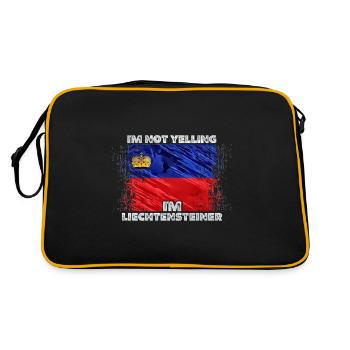 Liechtenstein - Retro Bag - black/gold - Back