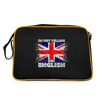 Grande-Bretagne - Sac Retro - noir/or - Dos