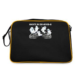 Halloween-Tittengeister In Dis-Boo-B - Retro Tasche - Schwarz/Gold - Hinten