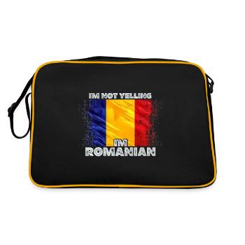 Romania - Retro Bag - black/gold - Back