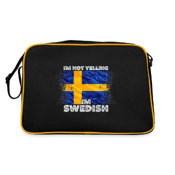 Sweden - Retro Bag - black/gold - Back