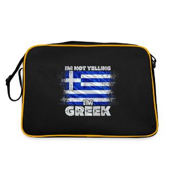 Greece - Retro Bag - black/gold - Back