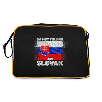 Slovakia - Retro Bag - black/gold - Back