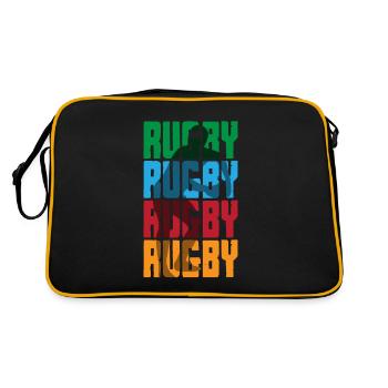 Rugby Rugby Rugby Rugby Rugby à Bunt - Sac Retro - noir/or - Dos