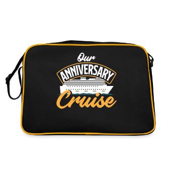 Notre conception de croisière d’anniversaire pour les couples - Sac Retro - noir/or - Dos